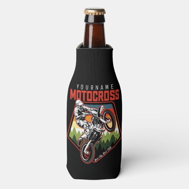 Rafraichisseur De Bouteilles Personnalized Motocross (Bottle Devant)