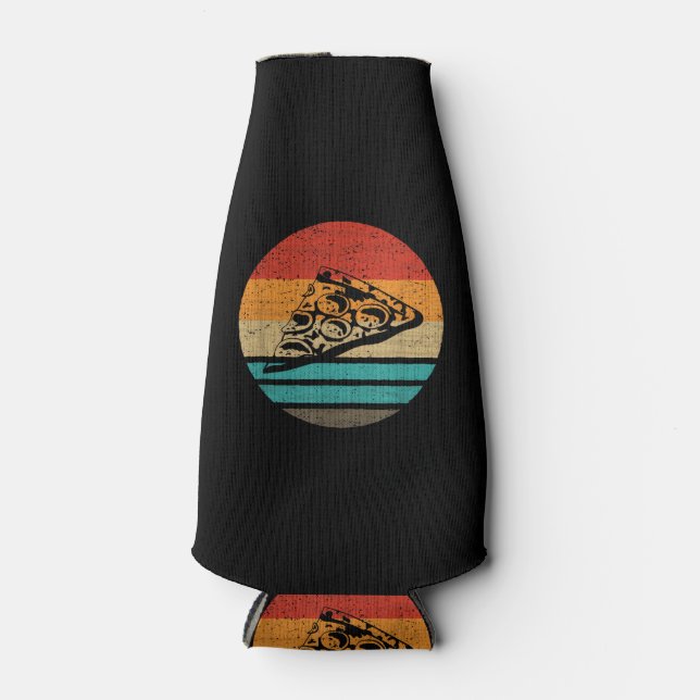 Rafraichisseur De Bouteilles Pizza Slice Retro Style Vintage (Devant)