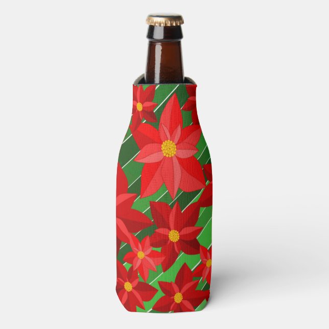 Rafraichisseur De Bouteilles Poinsettias (Bottle Devant)