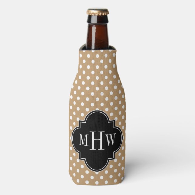 Rafraichisseur De Bouteilles Pois blancs 3I Monogramme (Bottle Devant)