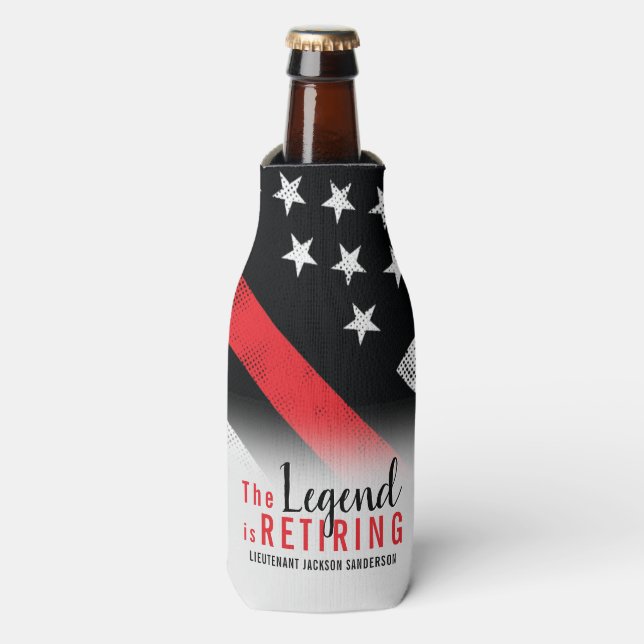 Rafraichisseur De Bouteilles Pompiers Pompiers Retraite (Bottle Devant)