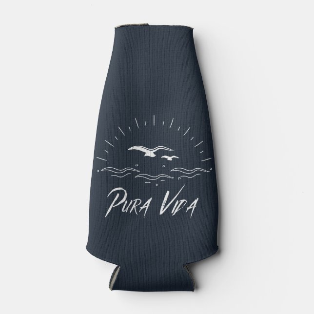 Rafraichisseur De Bouteilles Pura Vida Beach Surfer's Costa Rica Bière (Devant)