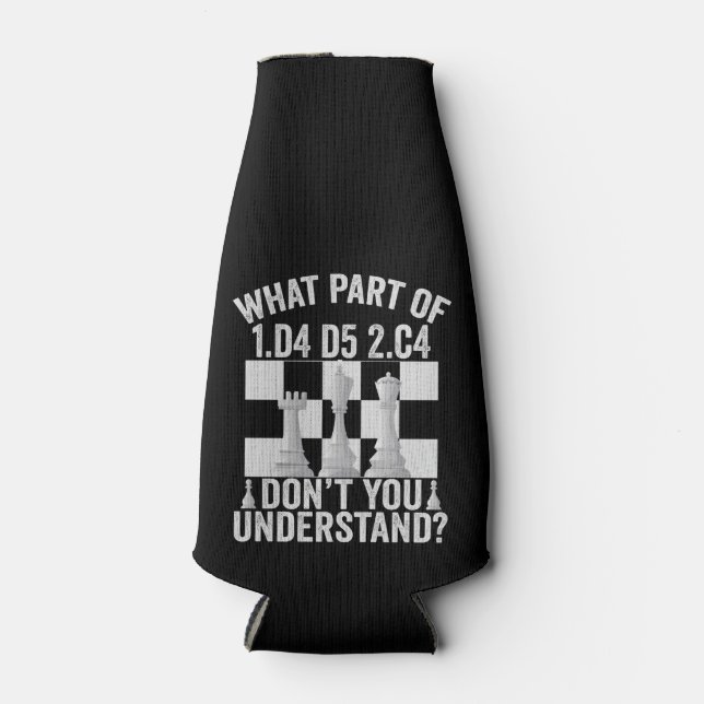 Rafraichisseur De Bouteilles Quelle partie de 1.d4 d5 2.c4 Ne comprenez pas (Devant)