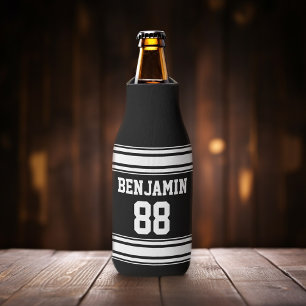 Rafraichisseur De Bouteilles Rayures du Jersey de sports - nombre nommé