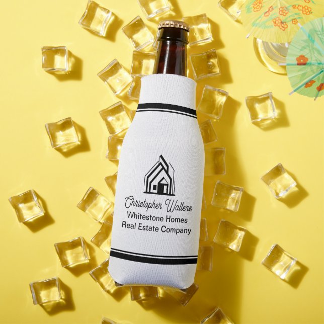 Rafraichisseur De Bouteilles Real Estate Company Personalized Realtor Logo (Été in situ)