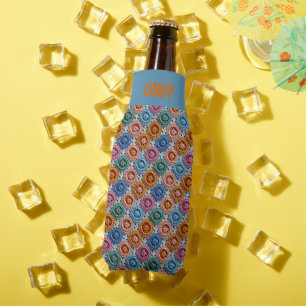 Rafraichisseur De Bouteilles Refroidisseur de bouteille à points multicolores a
