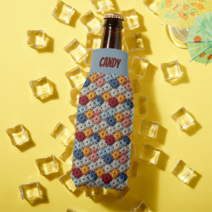 Rafraichisseur De Bouteilles Refroidisseur de bouteille à points multicolores a