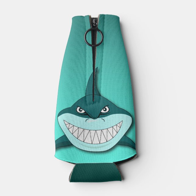 Rafraichisseur De Bouteilles Requin avec arrière - plan dégradé (Dos)