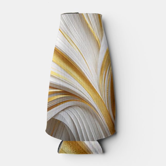 Rafraichisseur De Bouteilles Retro d'or blanc (Devant)