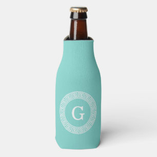 Rafraichisseur De Bouteilles Robin Oeuf Wht Grille Grecque Cadre Rnd Initial Mo