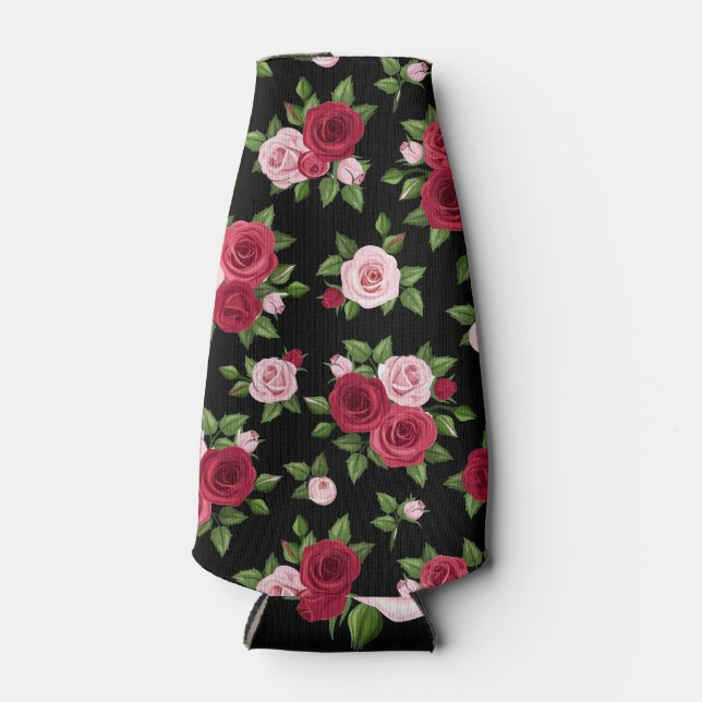 Rafraichisseur De Bouteilles Roses de minuit (Devant)