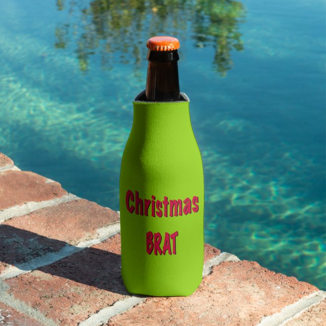 Rafraichisseur De Bouteilles Rouge Noël Et Vert Bras (Piscine in situ)