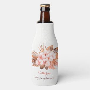 Rafraichisseur De Bouteilles Russe Boho Pampas Grass Serez-Vous Ma Femme D'Accu