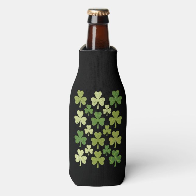 Rafraichisseur De Bouteilles Saint Patrick's Day Heart Lucky Clover Shamrock (Bottle Devant)