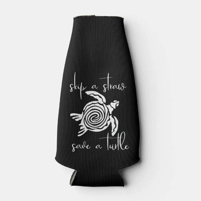 Rafraichisseur De Bouteilles Sauter une paille Sauter une tortue (Devant)