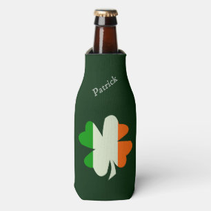 Rafraichisseur De Bouteilles Shamrock du drapeau irlandais personnalisé