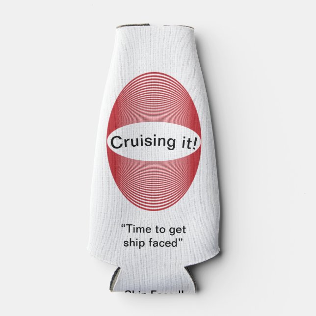 Rafraichisseur De Bouteilles « Ship Faced » Protège-canette Koozie (Devant)