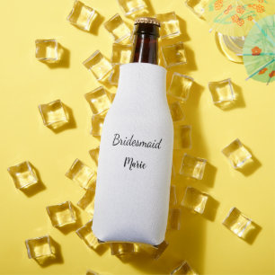 Rafraichisseur De Bouteilles SIMPLE MINIMAL ajouter votre nom bridesmaid C pers
