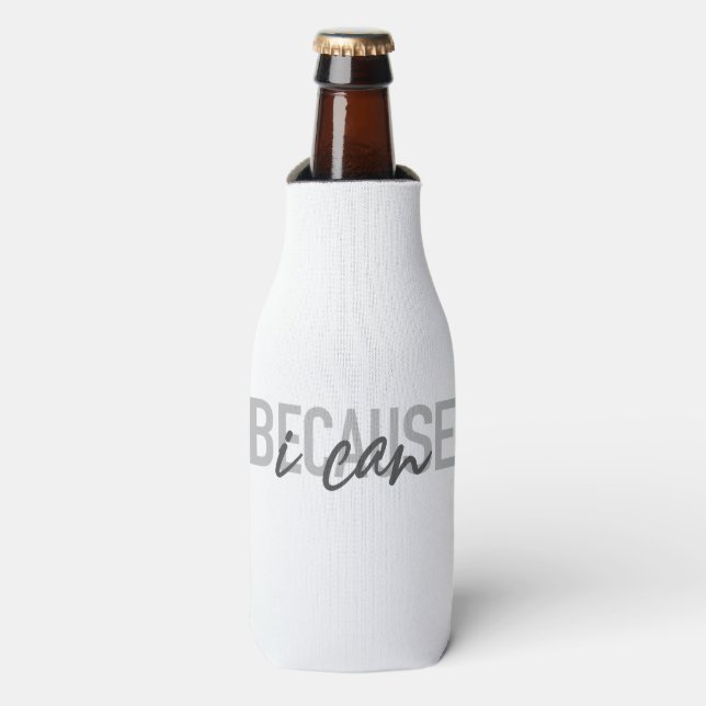 Rafraichisseur De Bouteilles Simple, moderne, cool, design urbain Parce que je  (Bottle Devant)