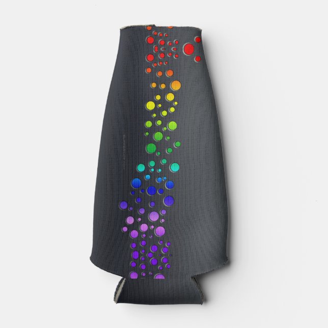 Rafraichisseur De Bouteilles SlipperyJoe amour bulles rouge orange jaune vert c (Devant)