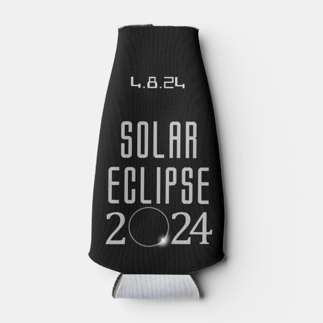 Rafraichisseur De Bouteilles Solar Eclipse 2024 peut confortable (Devant)