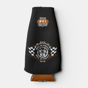 Rafraichisseur De Bouteilles Sports Voiture Racing À damiers drapeaux Roue Flam