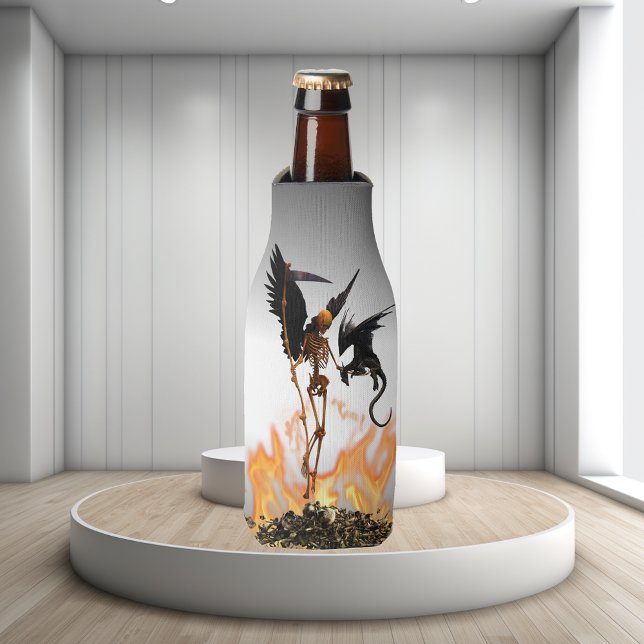 Rafraichisseur De Bouteilles Squelette d'ange Faucheuse Dragon (Créateur téléchargé)