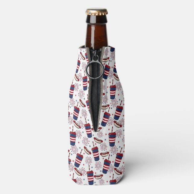 Rafraichisseur De Bouteilles Stars, Stripes & Sizzle - Une fête patriotique (Bouteille Dos)