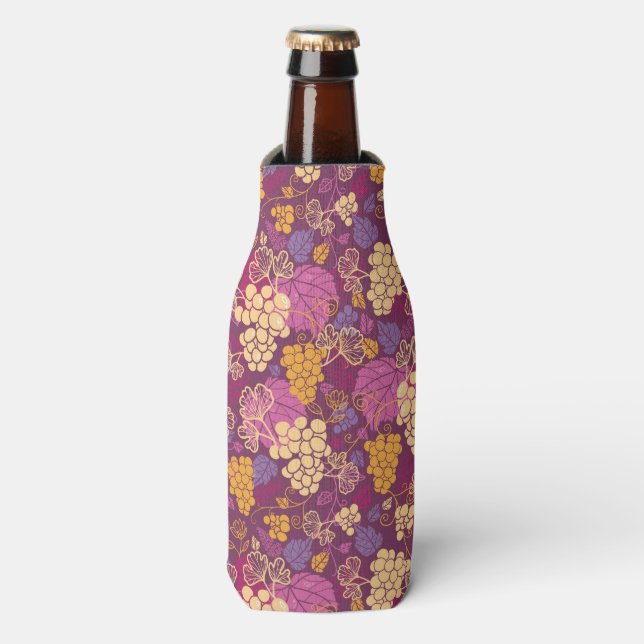 Rafraichisseur De Bouteilles Sweet grape vines pattern (Bottle Devant)