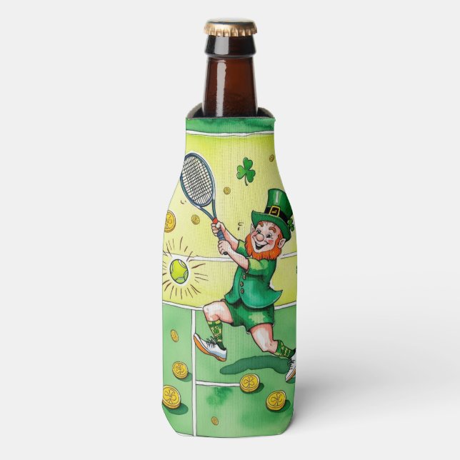 Rafraichisseur De Bouteilles Tennis sur le thème de la Saint Patrick (Bottle Devant)