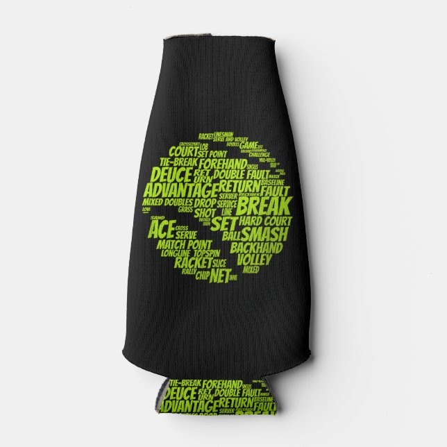 Rafraichisseur De Bouteilles Termes Tennis Joueur De Tennis Jouer Tennis Ball (Devant)