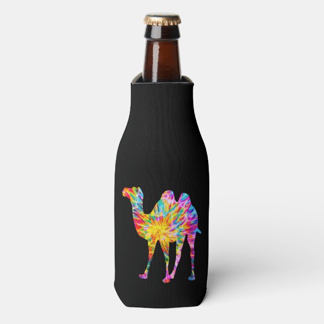 RAFRAICHISSEUR DE BOUTEILLES TIE DYE CAMEL (Bottle Devant)