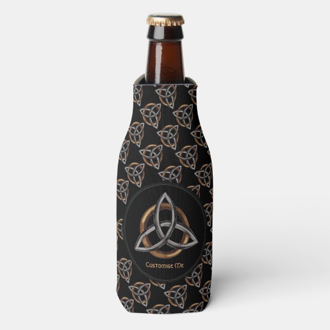 Rafraichisseur De Bouteilles Triquetra (Brown/Argent) (Bottle Devant)