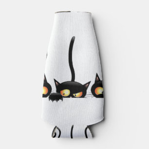 Rafraichisseur De Bouteilles Trois chats noirs