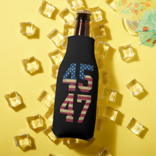 Rafraichisseur De Bouteilles Trump 2024 45 47 Drapeau Américain Vintage Rétro 4