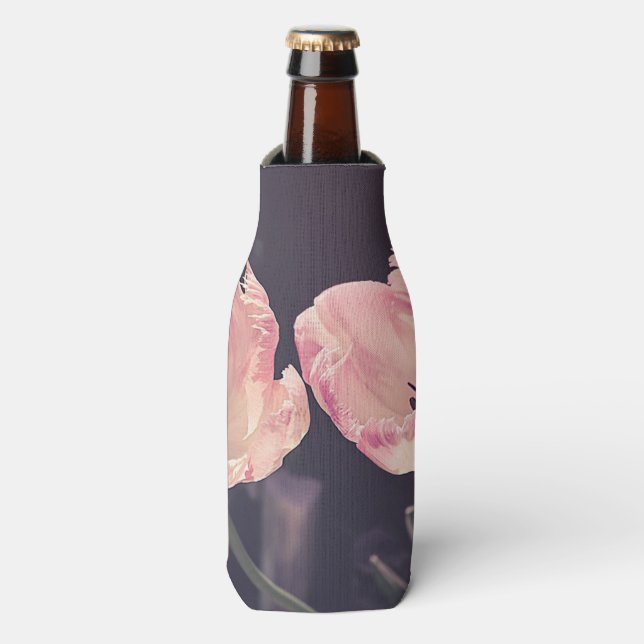 Rafraichisseur De Bouteilles Tulipes en fleurs mignonnes -Personnalisées (Bottle Devant)
