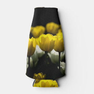 Rafraichisseur De Bouteilles Tulipes Jaune Et Blanc