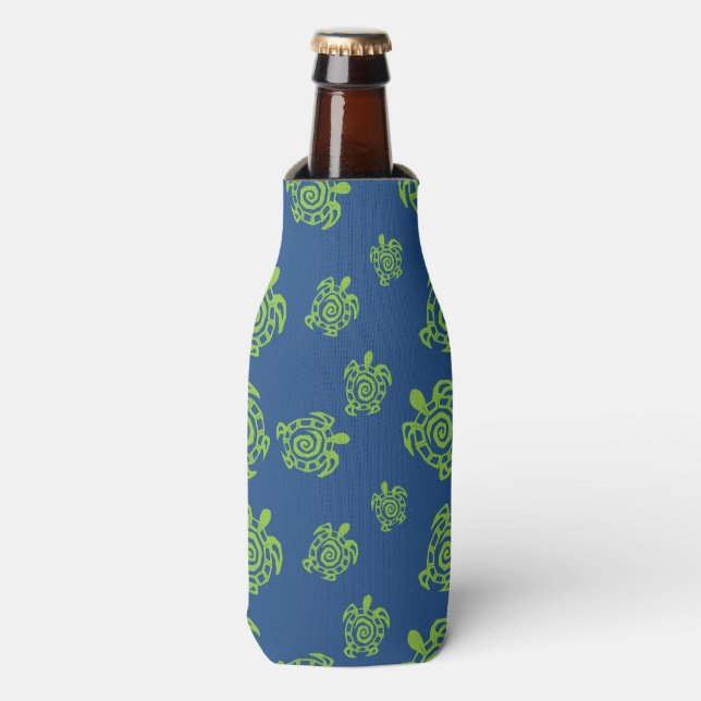 Rafraichisseur De Bouteilles Turtle Green et Blue Party Stups (Bottle Devant)