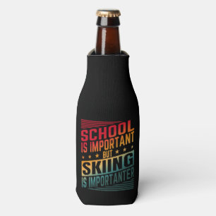 Rafraichisseur De Bouteilles Typographie de citations de ski drôles