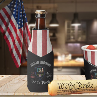Rafraichisseur De Bouteilles US 250 We the People Flag & Stars Cooler
