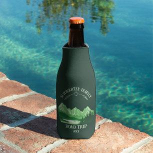 Rafraichisseur De Bouteilles Vintage Mountain Sunset lac extérieur Retourne ver