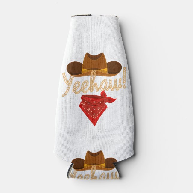 Rafraichisseur De Bouteilles Yeehaw Western Country Howdy Southern Cowboy Yee H (Devant)