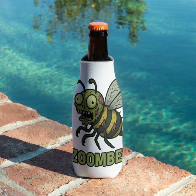 Rafraichisseur De Bouteilles Zoombee - Drôle Zombie Bee conception de dessin (Piscine in situ)
