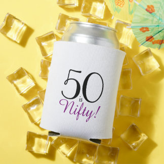 Rafraichisseur De Cannettes 50, c'est Nifty ! 50e anniversaire cadeau Can Cool