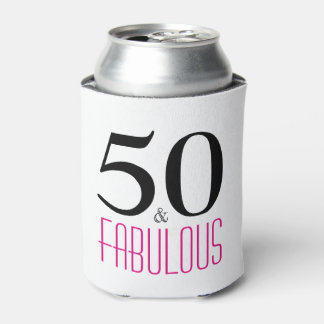 Rafraichisseur De Cannettes 50 et fabuleux 50e anniversaire cadeau Can Cooler