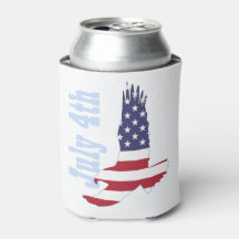 American Flag & Eagle Can Cooler, 4 juillet