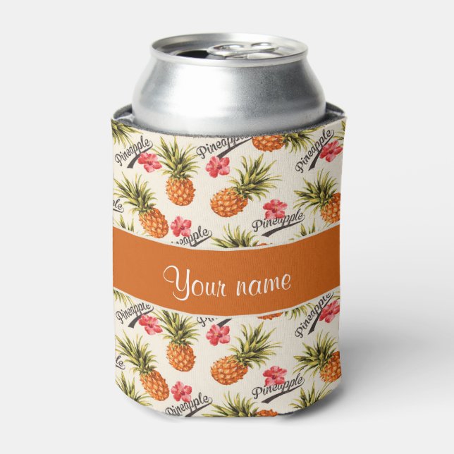 Rafraichisseur De Cannettes Ananas et Hibiscus (Can devant)