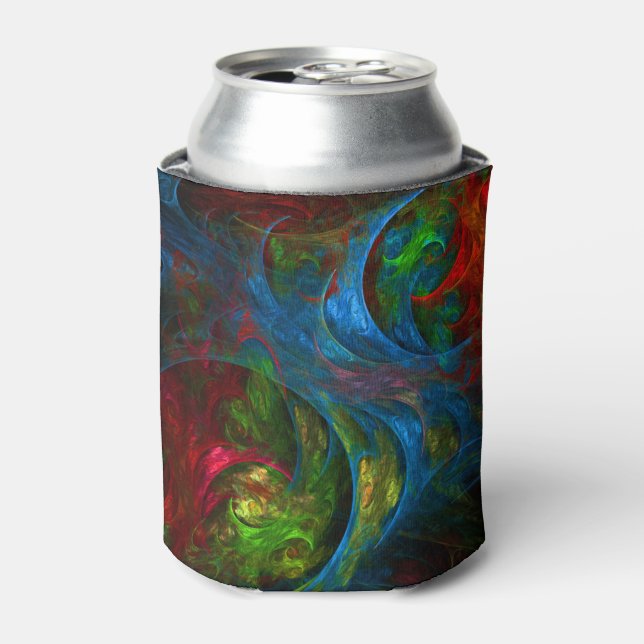Rafraichisseur De Cannettes Art abstrait Genesis Blue (Can devant)