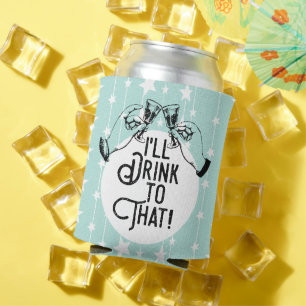 Rafraichisseur De Cannettes Bière rétro Je boirai à ça Amusant