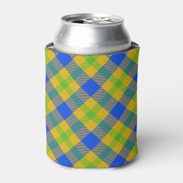 Rafraichisseur De Cannettes Bleu et jaune Pâte (Can devant)